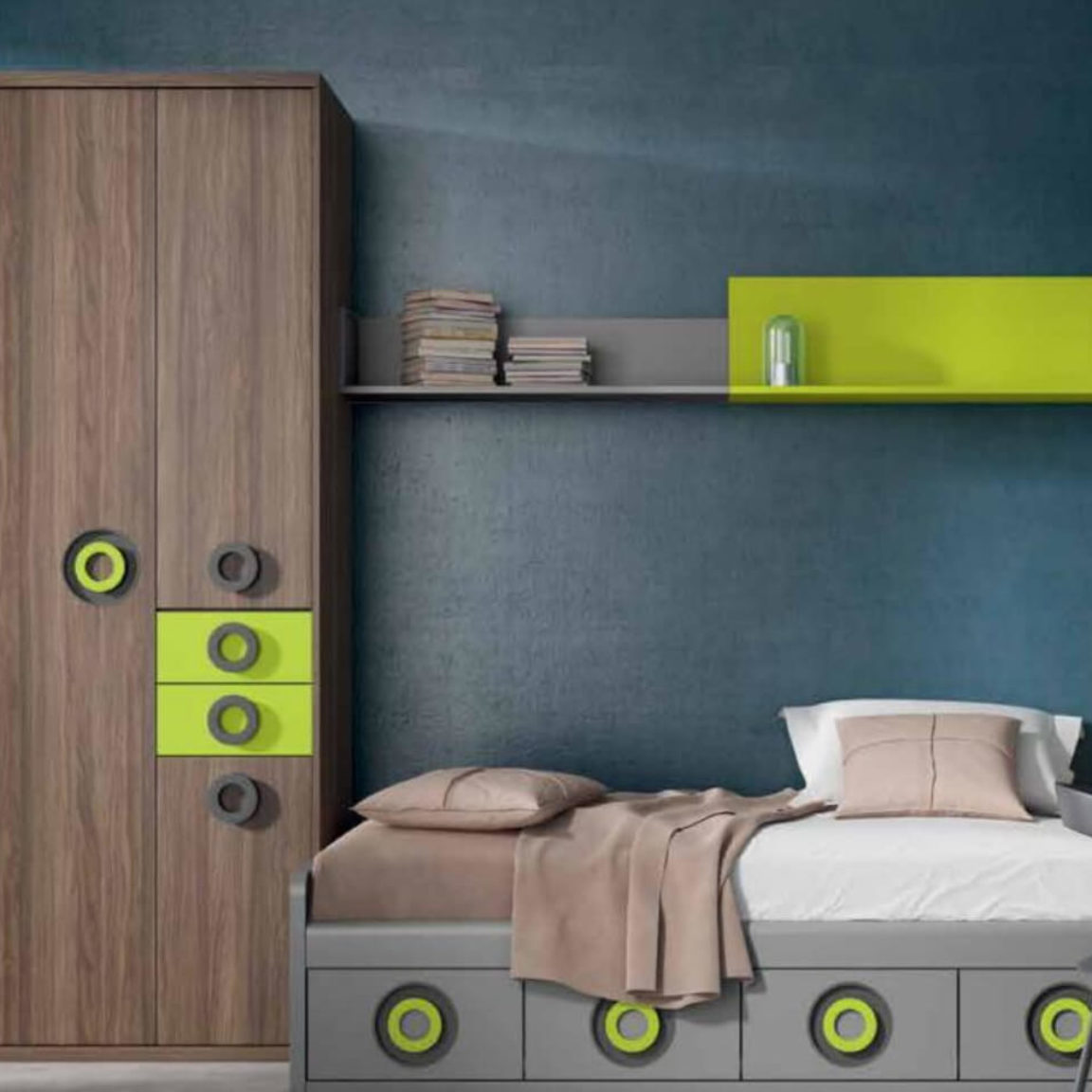 Dormitorio Juvenil Monopatín